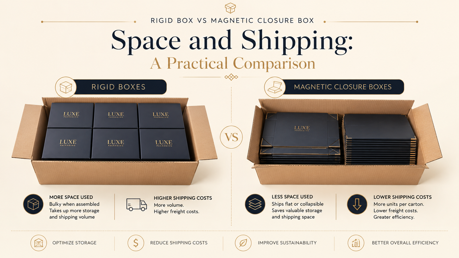 Space and Shipping: A Practical Comparison