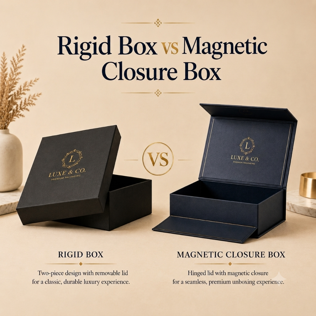 Rigid Box vs Magnetic Closure Box