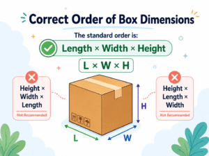 Correct Order of Box Dimensions