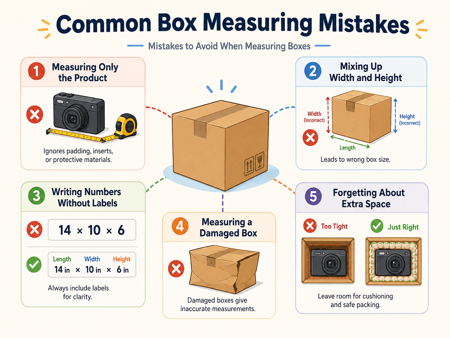 Common Box Measuring Mistakes