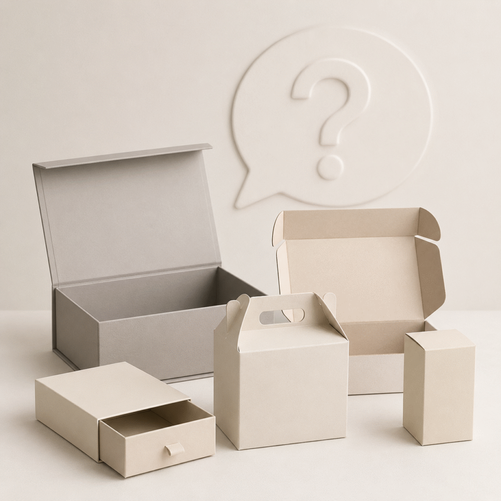 cardboard boxes
